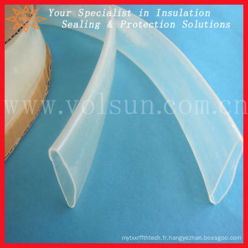 Colle transparente flexible de 1/2 pouce à l&#39;intérieur du tube thermorétractable